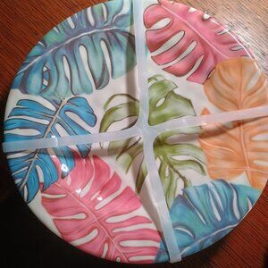 Tropical Melamine Salad Plates - Brand NEW!!